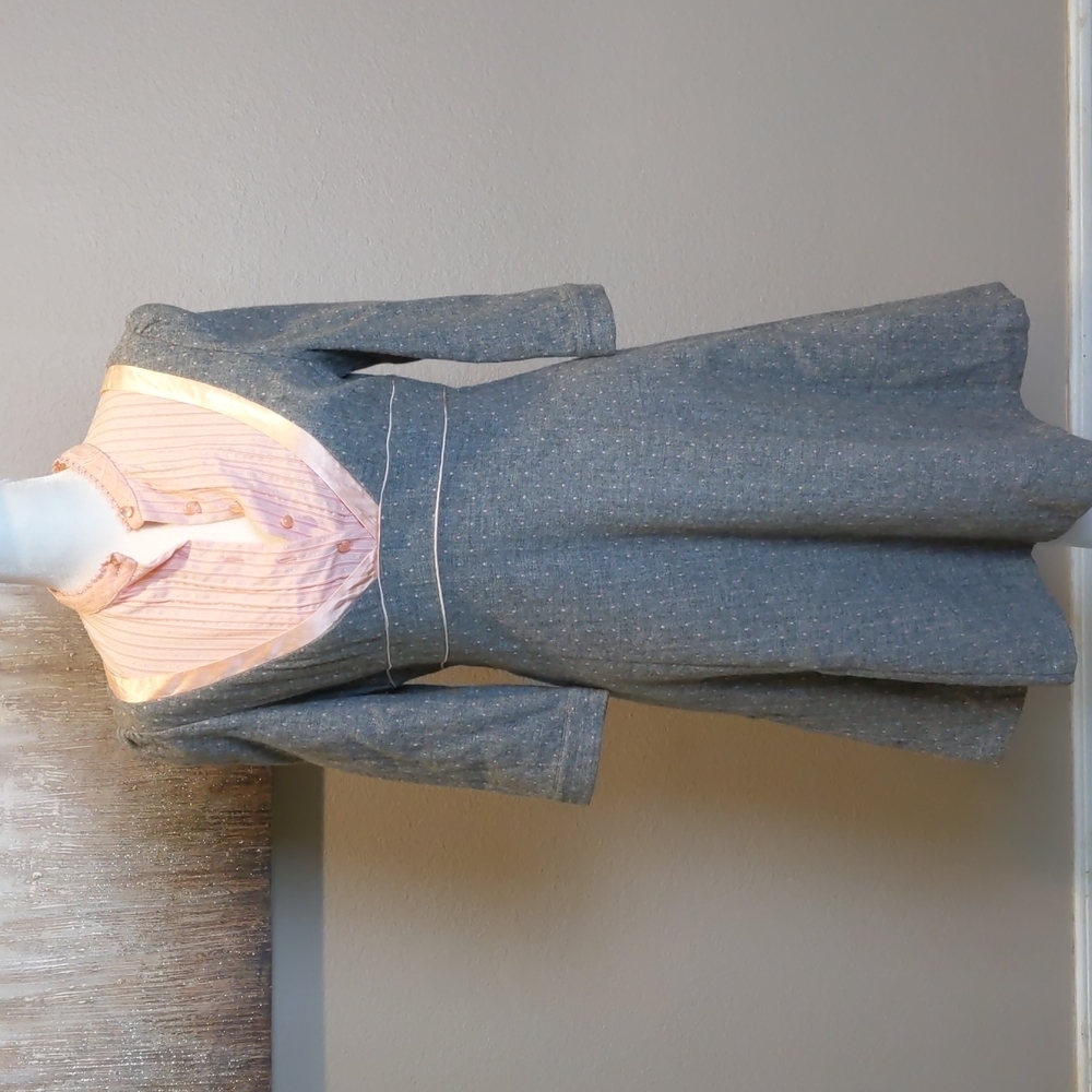 Season Wind Button Down Preppy Dress